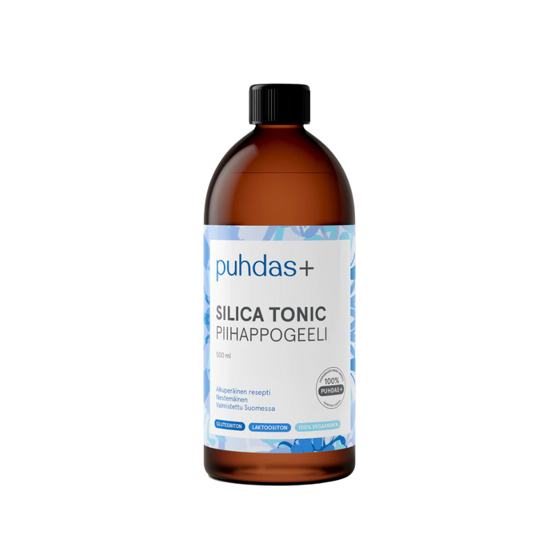 Silica Tonic Piihappogeeli, 500 ml-Pii-Puhdas+-Aminopörssi