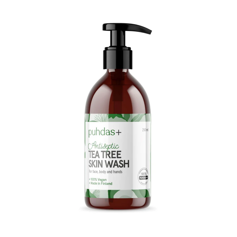 Tea Tree Skin Wash, 250 ml-Pesuaine-Puhdas+-Aminopörssi