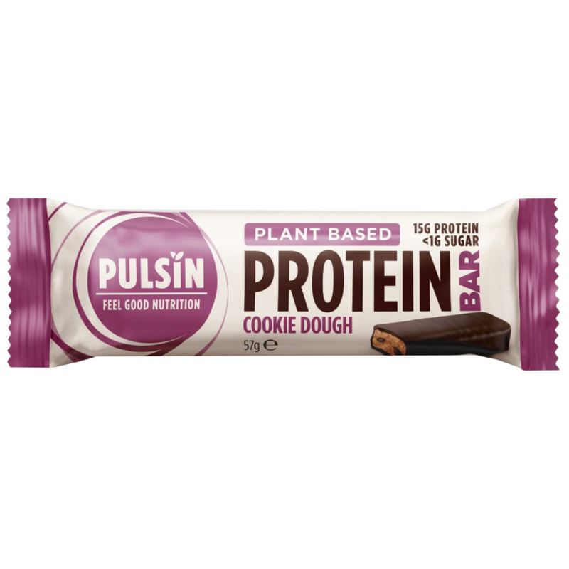 Proteiinipatukka, 57 g-Proteiinipatukka-Pulsin-Cookie Dough-Aminopörssi