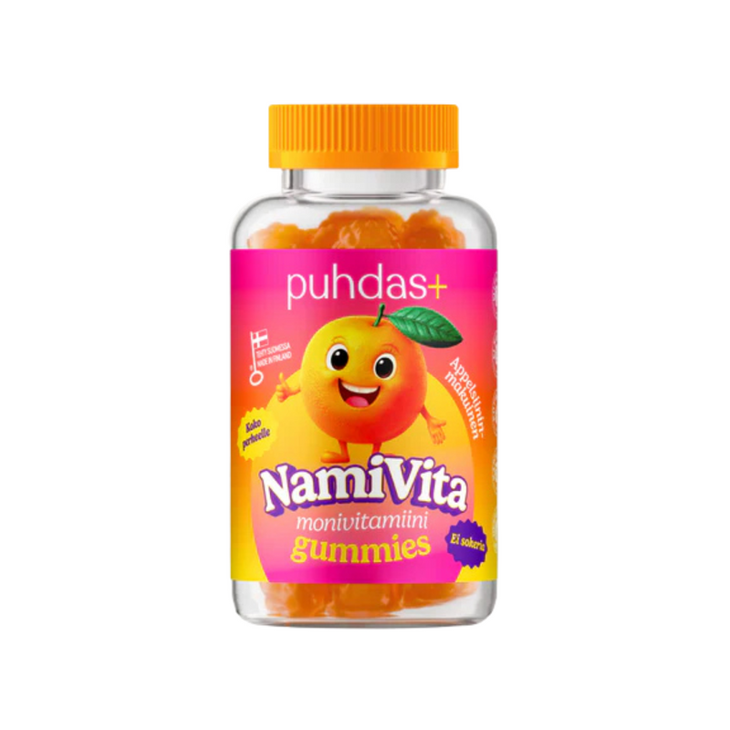 Puhdas+ NamiVita monivitamiini Gummies, 75 kpl-Monivitamiini-Puhdas+-Aminopörssi