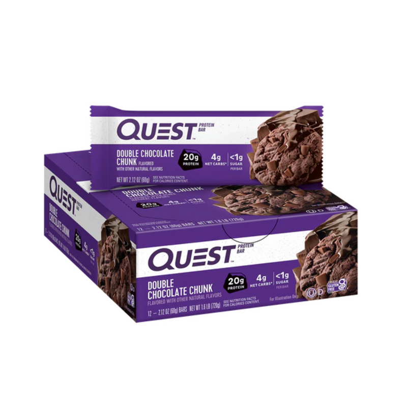 Quest Bar, 60g x12 kpl-Proteiinipatukka-Quest Nutrition-Chocolate Chip Cookie Dough-Aminopörssi
