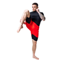 Erä: RDX T16 2-in-1 Compression MMA Shorts, red/black (p)