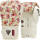 RDX FL5 Floral Boxing Gloves, White-Nyrkkeilyhanskat-RDX-8oz-Aminopörssi