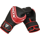 RDX 4B Robo Kids Boxing Gloves red/black-Nyrkkeilyhanskat-RDX-4oz-Aminopörssi