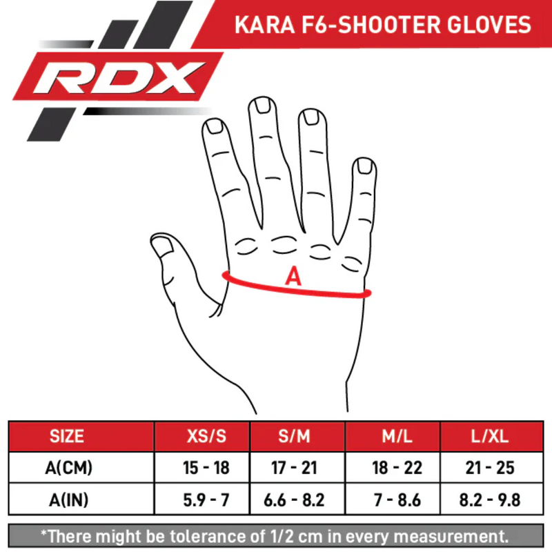 RDX F6 KARA MMA Sparring Gloves 7oz RED-MMA Hanskat-RDX-S/M-Aminopörssi