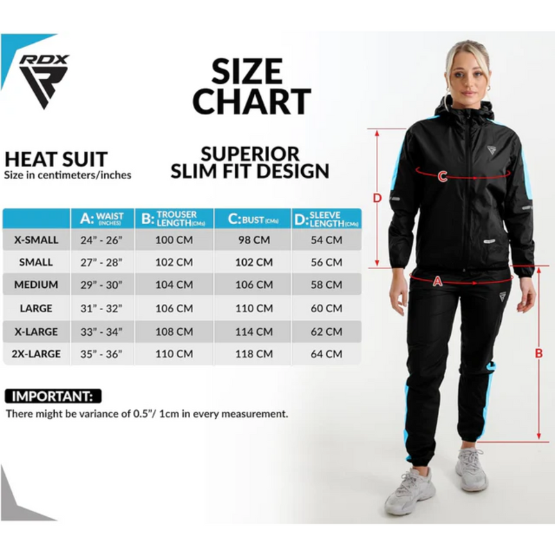 RDX H1 Weight Loss Sauna Suit For Women-Kamppailuvaatteet-RDX-S-Aminopörssi