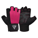 RDX W1H Gym Workout Gloves PINK-Treenihanska-RDX-S-Aminopörssi
