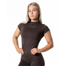 Relode Aura Seamless T-shirt Espresso Brown-Naisten t-paita-Relode-S-Aminopörssi