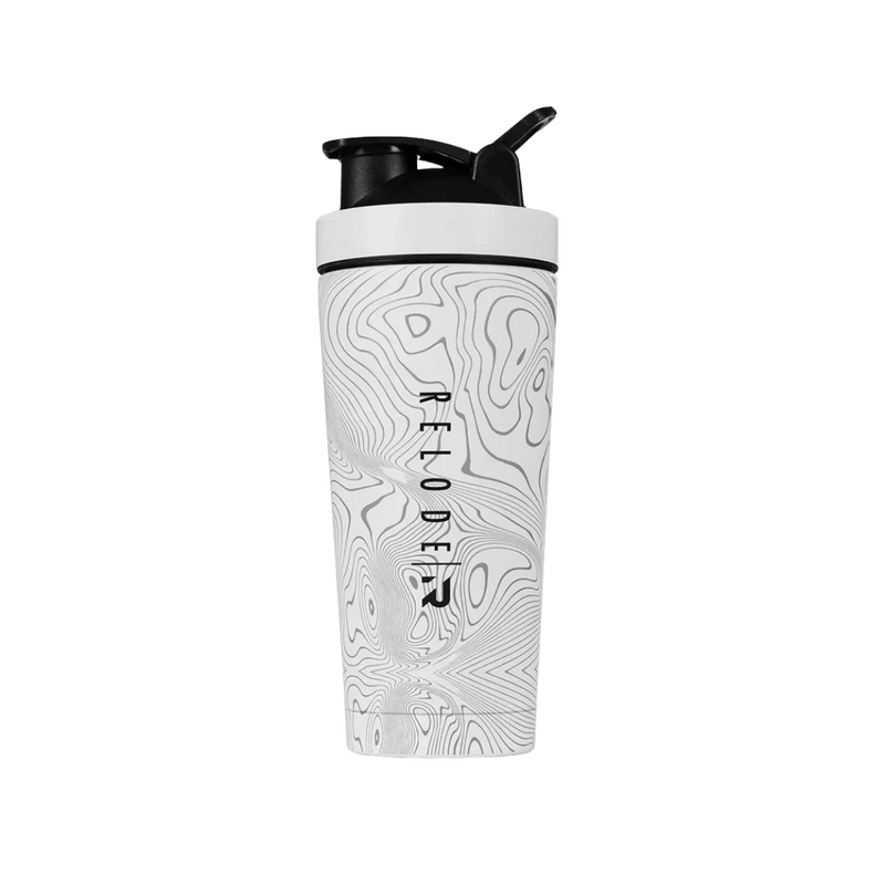 Relode Shaker Stainless Steel White-Shakeri-Relode-Aminopörssi