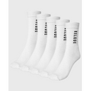 Socks 5-pack white-Sukat-Relode-35-38-Aminopörssi