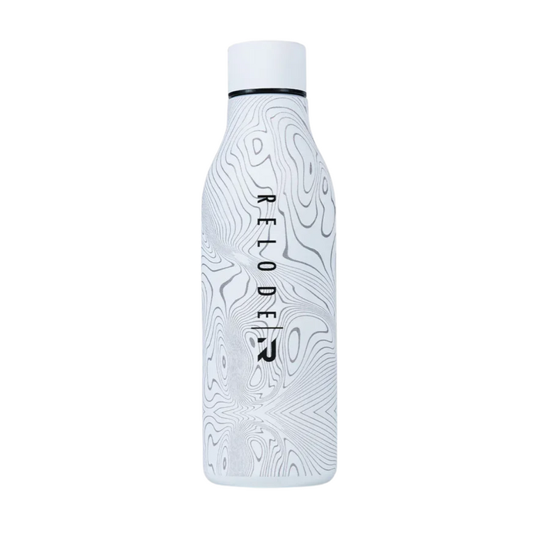 Relode Stainless Steel Water Bottle 500 ml White-Teräspullo-Relode-Aminopörssi