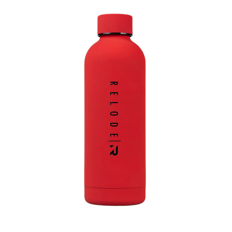 Waterbottle, 500 ml Red-Teräspullo-Relode-Aminopörssi