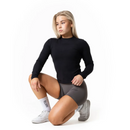 Relode Aura Seamless Longsleeve Black-Naisten pitkähihaiset ja hupparit-Relode-XS-Aminopörssi