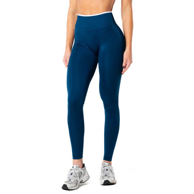 Relode Hybrid Contrast Tights Blue-Naisten trikoot ja leggingsit-Relode-XS-Aminopörssi