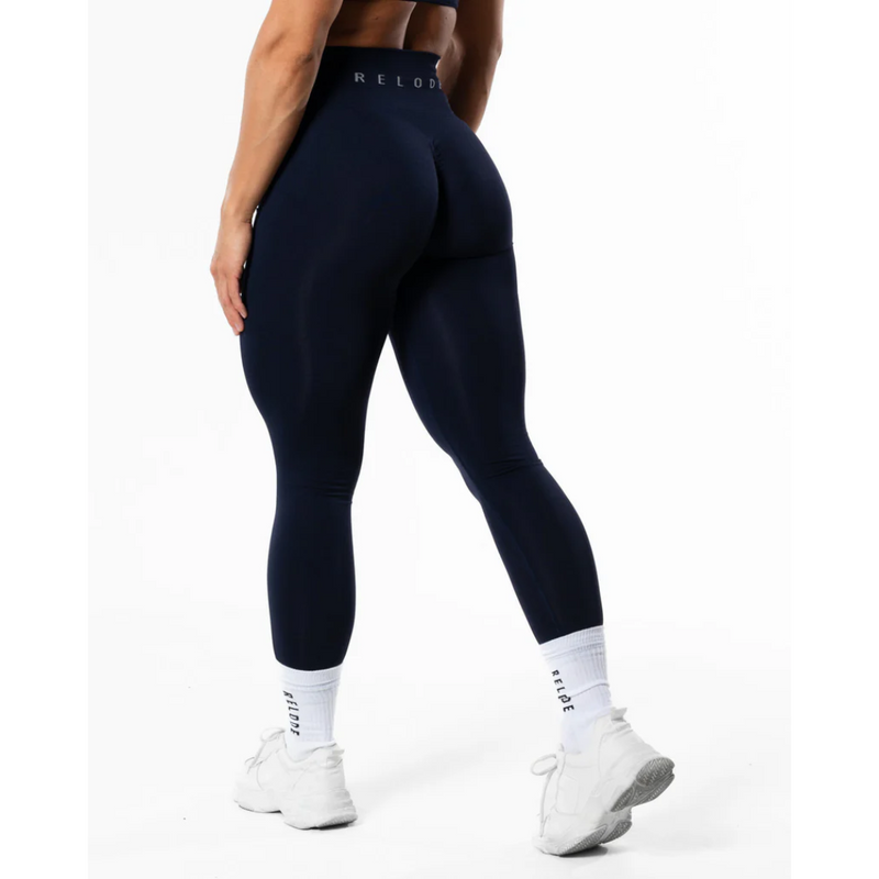 Relode Prime Scrunch Tights Deep Blue-Naisten trikoot ja leggingsit-Relode-XS-Aminopörssi
