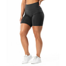 Prime Scrunch Shorts, Dark Gray-Naisten shortsit-Relode-XS-Aminopörssi