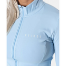 Clean Zip Longsleeve, Blue-Naisten pitkähihaiset ja hupparit-Relode-XS-Aminopörssi