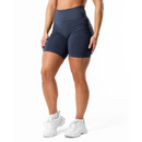 Relode Prime Scrunch Shorts, Dusty Blue-Naisten shortsit-Relode-S-Aminopörssi