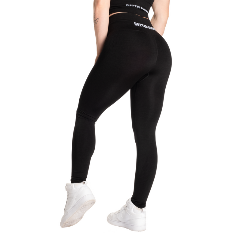 Rockaway Leggings V2, Black Melange-Naisten trikoot ja leggingsit-Better Bodies-XS-Aminopörssi