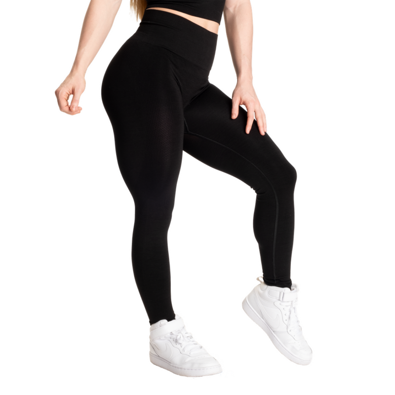 Rockaway Leggings V2, Black Melange-Naisten trikoot ja leggingsit-Better Bodies-XS-Aminopörssi