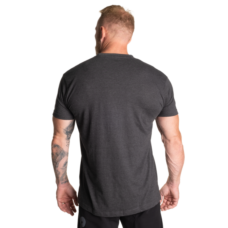 Recruit Tee, Dark Grey Melange-Miesten T-paita-Better Bodies-S-Aminopörssi