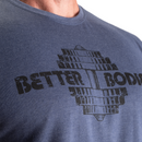 Recruit Tee, Sky Blue Melange-Miesten T-paita-Better Bodies-S-Aminopörssi