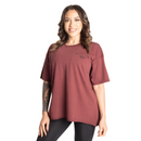 Better Bodies Relentless Ovrsz Tee, Washed Maroon-Naisten paita-Better Bodies-S-Aminopörssi