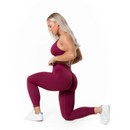 Relode Aura Seamless Scrunch Tights, Cherry-Naisten trikoot ja leggingsit-Relode-XS-Aminopörssi