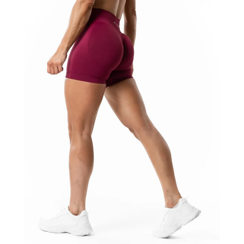 Relode Aura Seamless Scrunch Shorts - Cherry-Naisten shortsit-Relode-XS-Aminopörssi
