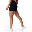 Relode Aura Seamless Scrunch Shorts - Black-Naisten shortsit-Relode-XS-Aminopörssi