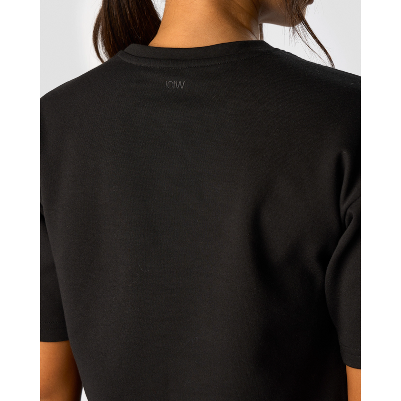 Revive Heavy Cropped T-Shirt Wmn Black-Naisten lyhythihaiset ja topit-ICANIWILL-S-Aminopörssi