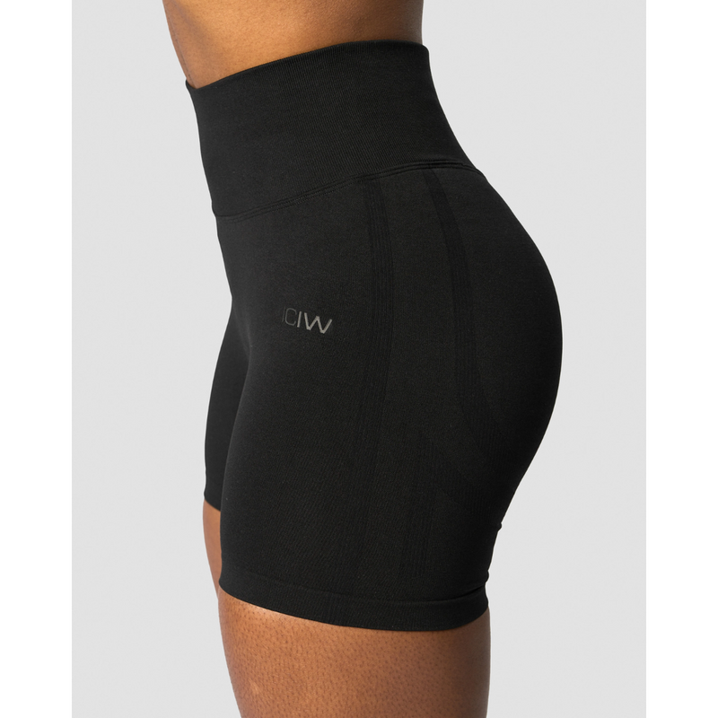 Rush Seamless Shorts, Black-Naisten shortsit-ICANIWILL-XS-Aminopörssi