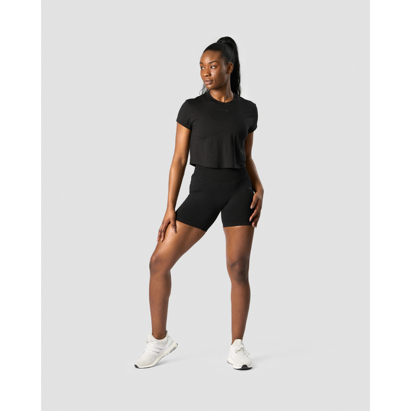 Rush Seamless Shorts, Black-Naisten shortsit-ICANIWILL-XS-Aminopörssi