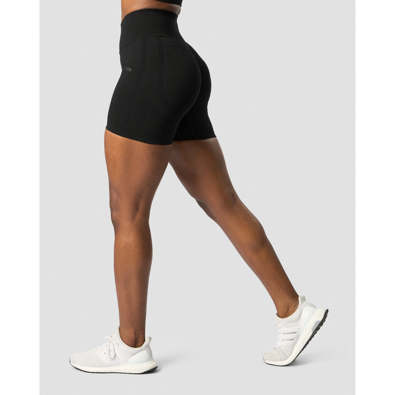 Rush Seamless Shorts, Black-Naisten shortsit-ICANIWILL-XS-Aminopörssi