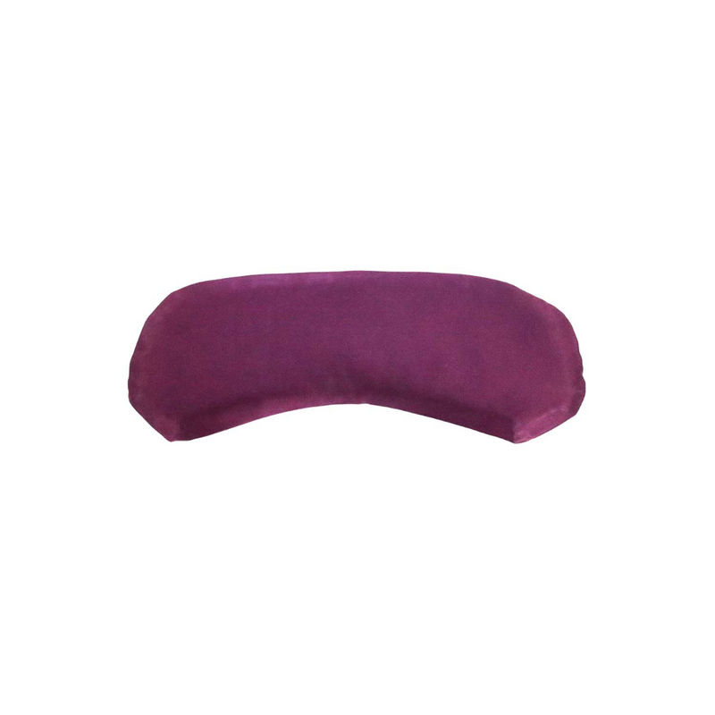 Satin Yoga Eye Pillow, burgundy-Jooga-YogaMad-Aminopörssi