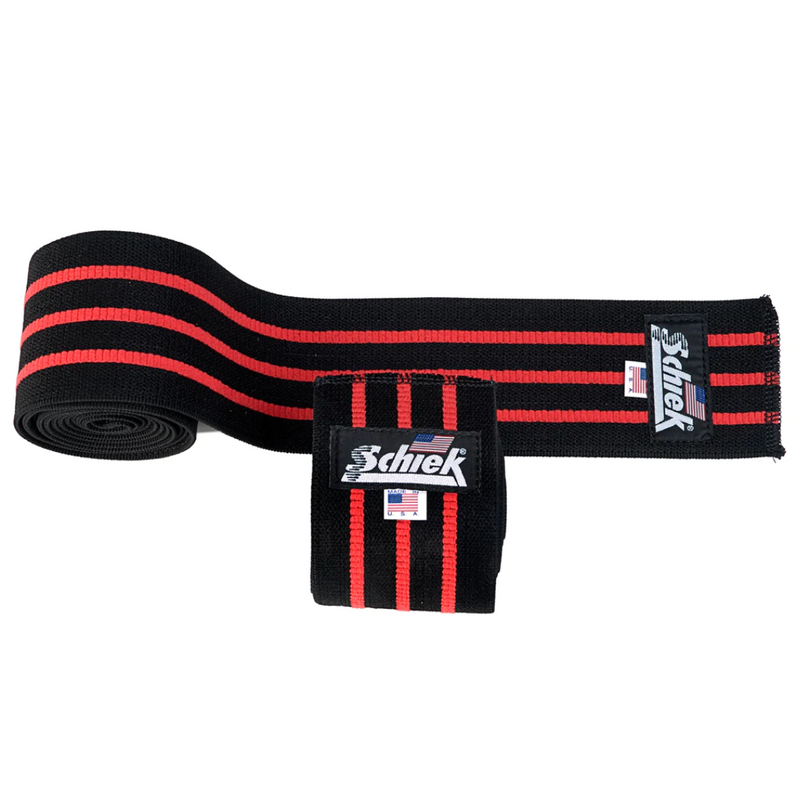 Black Line Knee Wraps-Polvituki-Schiek-Aminopörssi