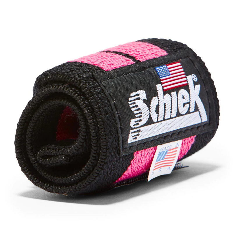 Pink Line Wrist Wraps, pink pari-Ranneside-Schiek-30cm-Aminopörssi