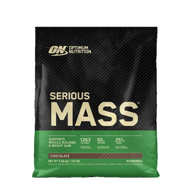 Serious Mass® 5,45 kg-Massanlisäys-Optimum Nutrition-Chocolate-Aminopörssi