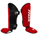 RDX T1 Black Shin Instep Guards Red-Säärisuojat-RDX-S-Aminopörssi