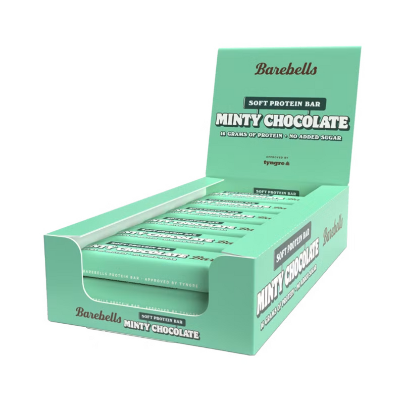 Soft Protein Bar, 55g x 12 kpl-Proteiinipatukka-Barebells-Minty Chocolate-Aminopörssi
