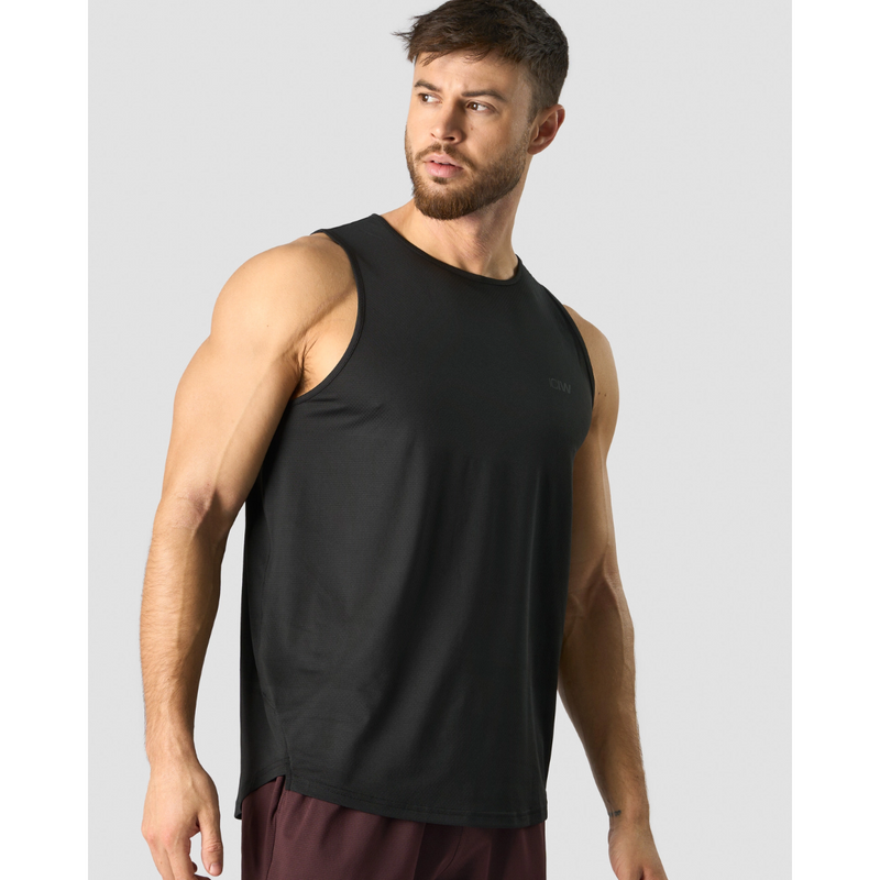 Stride Tank Top Black Men-Miesten hihattomat paidat-ICANIWILL-S-Aminopörssi