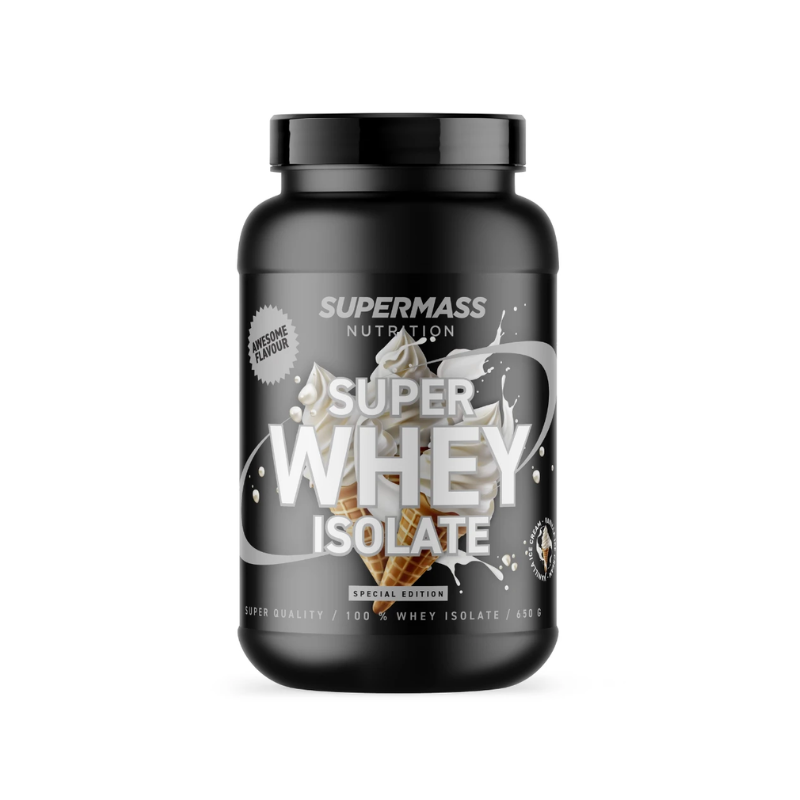 Supermass Nutrition Super Whey Isolate 650g-Heraisolaatti-Supermass Nutrition-Vanilla Ice Cream-Aminopörssi
