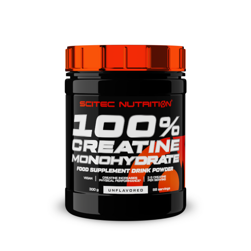 100 % Creatine Monohydrate, 300 g-Kreatiini-Scitec Nutrition®-Aminopörssi