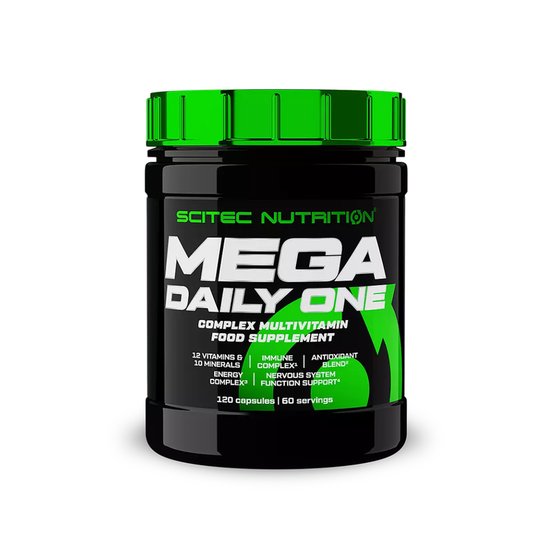 Scitec Nutrition Mega Daily One, 120kaps-Monivitamiini-Scitec Nutrition-Aminopörssi