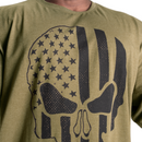 Skull Union Iron Tee Army Green Melange-Miesten T-paita-Better Bodies-M-Aminopörssi