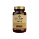 Solgar Folacin (folic acid) 800 µg, 100 tabl.-Foolihappo-Solgar-Aminopörssi