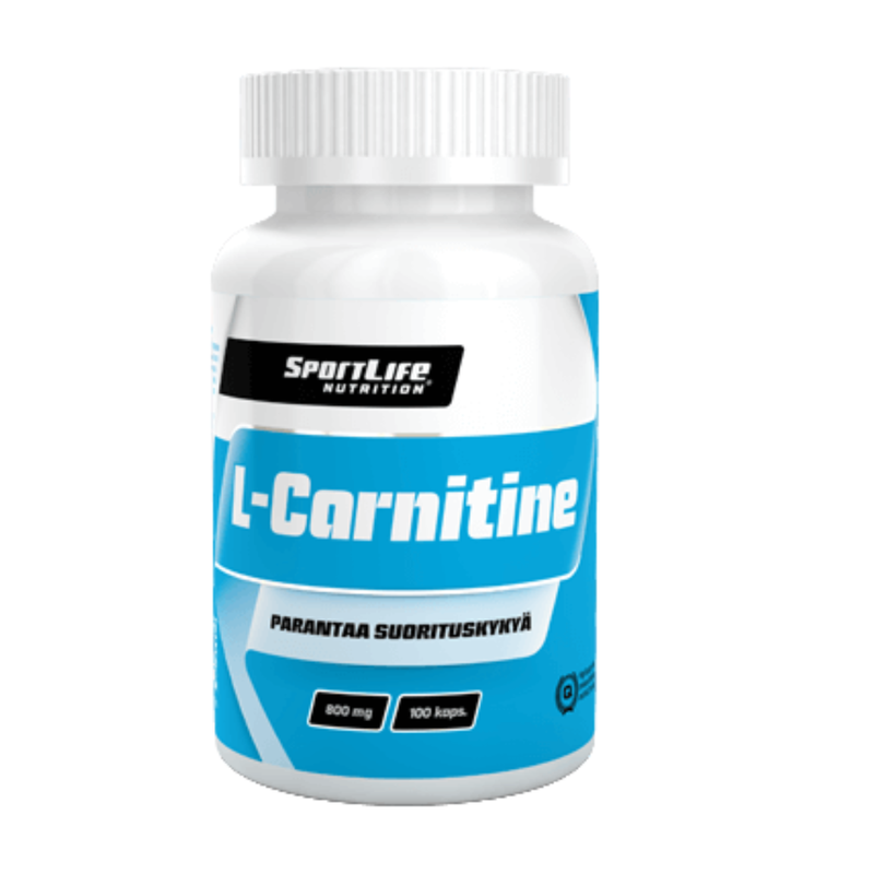 Sportlife Nutrition L-Carnitine 800 mg, 100 kaps.-L-Karnitiini-SportLife Nutrition-Aminopörssi