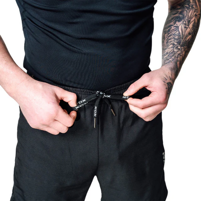 RDX T16 2-in-1 Compression MMA Shorts, Black/Gray-Kamppailuvaatteet-RDX-S-Aminopörssi