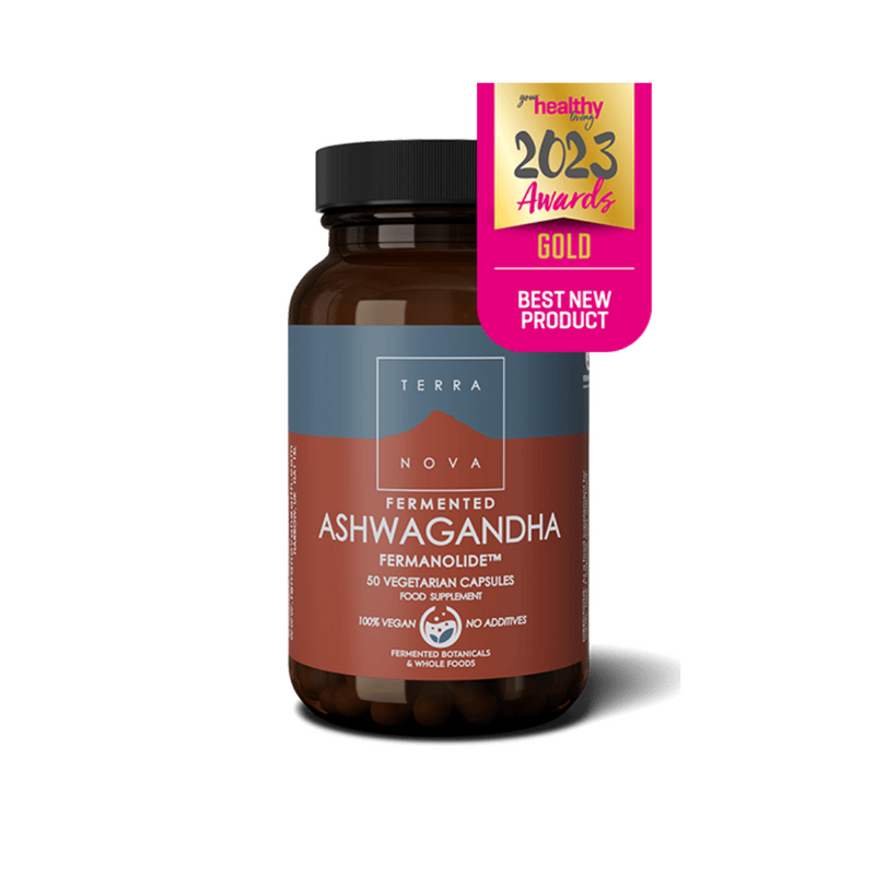 Fermented Ashwaganhda, 50 kaps.-Ashwagandha-Terranova-Aminopörssi