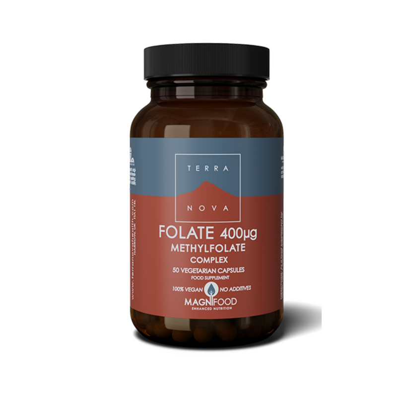 Terranova Folate 400 mg, 50 kaps.-Foolihappo-Terranova-Aminopörssi